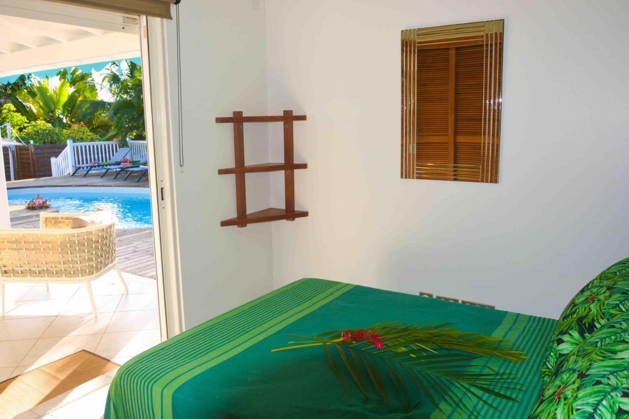 Villa Les Arbres Voyageurs Sur Les Hauts De Saint Francois מראה חיצוני תמונה