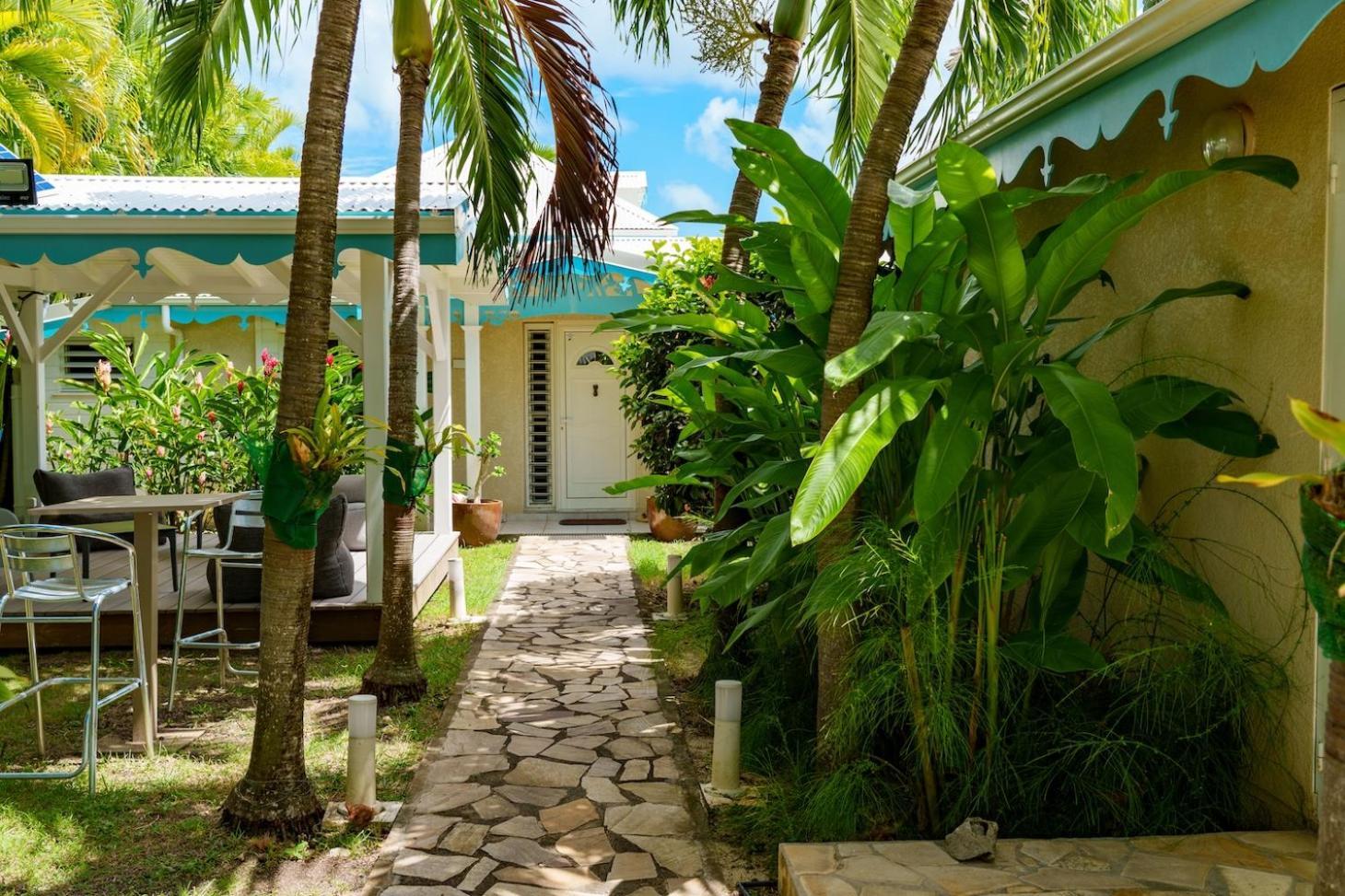 Villa Les Arbres Voyageurs Sur Les Hauts De Saint Francois מראה חיצוני תמונה