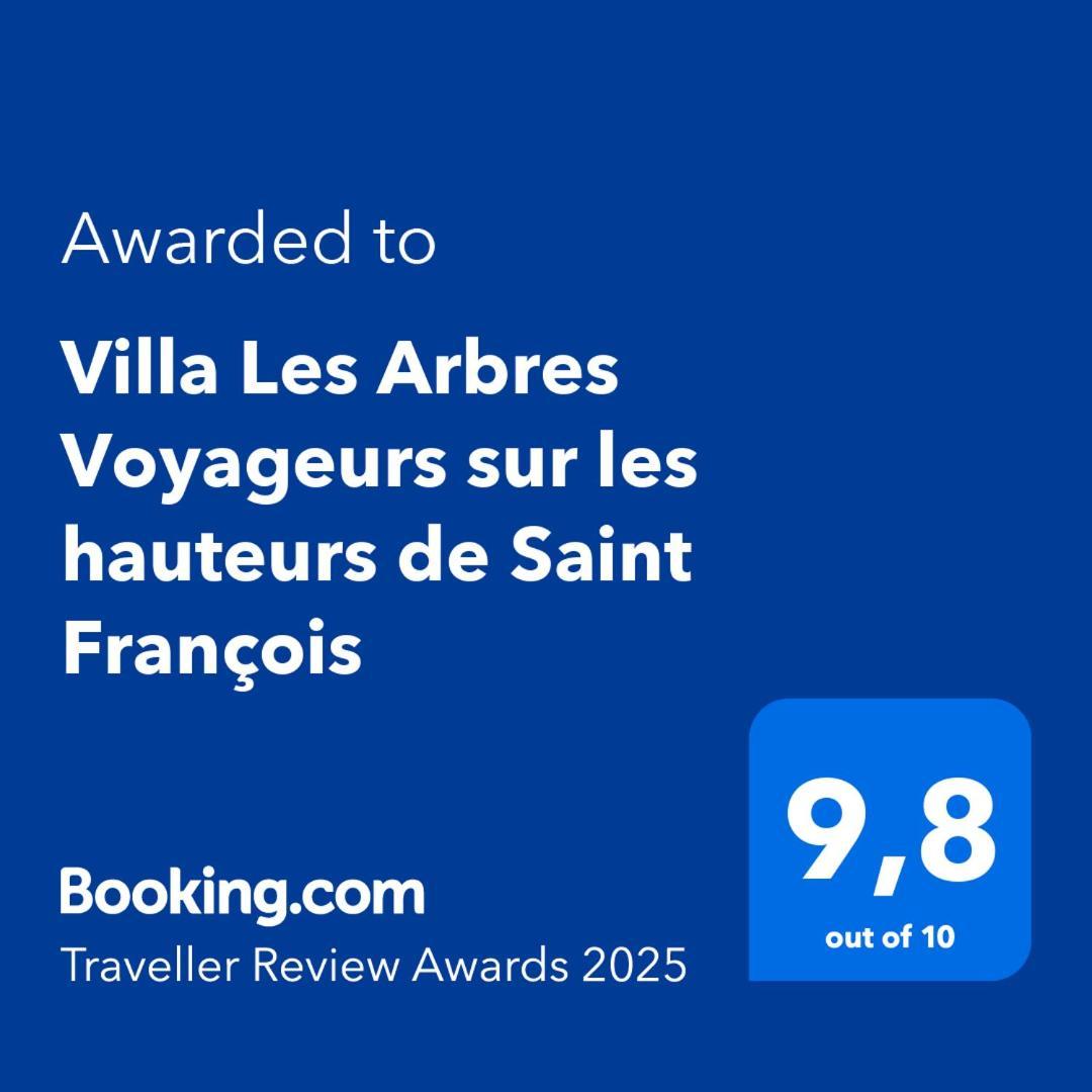 Villa Les Arbres Voyageurs Sur Les Hauts De Saint Francois מראה חיצוני תמונה